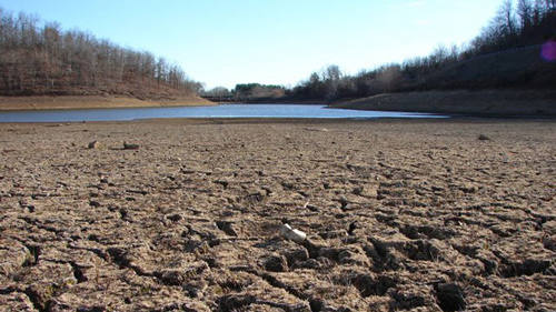 Drying lake bed. Native American Proverb.